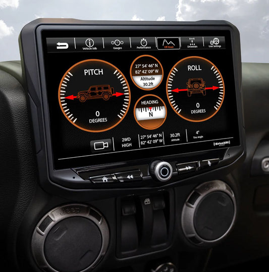 Jeep wrangler screen 2018-2023 touch screen